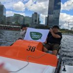 Danube river cleaning in Vienna organized by Innovative Education Center